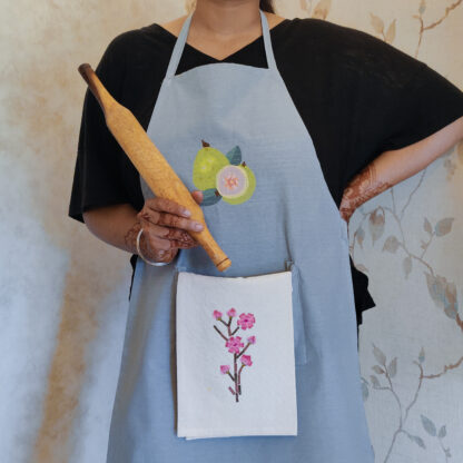Grey Gauva Collage Apron - Image 2